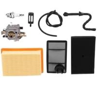 ZAPYVET Carburateur for tondeuse à gazon STIHL TS400 TS 400 Kit de mise au point carburateur avec filtre air for tronçonneuse béton HS-274E 4223-120-0600 Kit de réglage du filtre à air