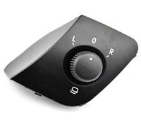 ZAPYVET Commutateur de rétroviseur de voiture, for Seat, Ibiza 2009 2010 2011 2012 2013 2014 2015 6J1959565 6J1 959 565 Bouton de réglage du rétroviseur latéral extérieur de voiture Interrupteur de ré