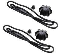 ZAPYVET Cordon de fixation for tablette arrière, for VW, for Golf, 2 pièces, sangle maintien for voiture, coffre Sangle de fixation pour bagages de coffre de voitu