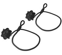 ZAPYVET Cordon de fixation for tablette arrière, for VW, for GTI 2006-2019 Clips sangle for plateau coffre Sangle de fixation pour bagages de coffre de voiture(BLACK 2pcs)
