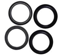 ZAPYVET Couvercle anti-poussière de joint d'huile d'amortisseur de Suspension de fourche avant 50x63x11, LEONCINO TNT600 BJ600 BN600 TNT BJ BN 600 GT Cache-joint de fourche de moto(2xOil seal 2xcover)