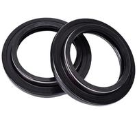 ZAPYVET Couvercle anti-poussière for amortisseur de Suspension de fourche avant, 35x47x10.5, 500 504 / QUATTRO 500/650 654 SPORT / 650 654 T Cache-joint de fourche de moto(2x cover)