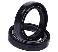 ZAPYVET Couvercle anti-poussière for amortisseur de Suspension de fourche avant 35x47x10.5, for Aprilia, ATLANTIC EU3 125 ETX125 ETX 125 SCARABEO 125 ROTAX Cache-joint de fourche de moto(2x oil seal)