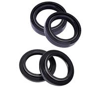 ZAPYVET Couvercle anti-poussière for amortisseur de Suspension de fourche avant 35x47x10.5, for Aprilia, ATLANTIC EU3 125 ETX125 ETX 125 SCARABEO 125 ROTAX Cache-joint de fourche de moto(2x cover)