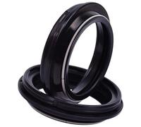 ZAPYVET Couvercle anti-poussière for amortisseur de Suspension de fourche avant, 43x55x9, 5/10.5, XTZ1200 SUPER TENERE XTZ 1200 2017 4PU2314500 Cache-joint de fourche de moto(2pc dust cover)