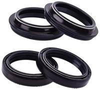ZAPYVET Couvercle anti-poussière for amortisseur de Suspension de fourche avant, 43x55x9, 5/10.5, XTZ1200 SUPER TENERE XTZ 1200 2017 4PU2314500 Cache-joint de fourche de moto(2pcs seal 2pc cover)