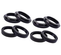 ZAPYVET Couvercle anti-poussière for amortisseur de Suspension de fourche avant, 43x55x9, 5/10.5, XTZ1200 SUPER TENERE XTZ 1200 2017 4PU2314500 Cache-joint de fourche de moto(4pcs seal 4pc cover)