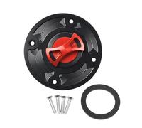 ZAPYVET Couvercle de bouchon réservoir carburant CNC for moto, for GSXR600 GSXR750 GSXR1000 GSXR1300, for HAYABUSA, TL1000S TL1000R GS500 SV650 GSF1200 Serrure de bouchon de réservoir de moto(Rot)