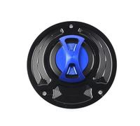 ZAPYVET Couvercle de bouchon réservoir carburant moto sans clé, for CBR650R CB650R CBR650F CB650F 2019-2023 2020 2021 2022 Serrure de bouchon de réservoir de moto(Blue)