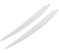 ZAPYVET Couvercle d'oeil de phare, pour Golf 7, pour Mk7 Gti R lampe phare automatique paupières décoration sourcil accessoires garniture style Enjoliveur de phare(WHITE)