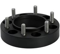ZAPYVET Entretoise de roue de suspension Adaptateurs de roue 2 pièces, conversion d'entretoises 15/20/25/30/35/40 mm, pour Pcd 6X114.3 à 6X139.7 6X135 6X130(BLACK 2PCS 30mm Black)