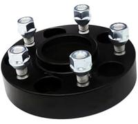 ZAPYVET Entretoise de roue de suspension Adaptateurs de roue entretoises 5X120 Hubcentric 64.1 en aluminium forgé 15 30Mm, pour voiture pour Tesla modèle SX Separadores BoltM14x1.5(BLACK 1 piece 30mm)