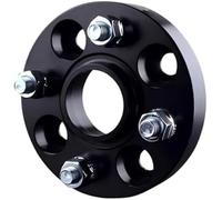 ZAPYVET Entretoise de roue de suspension Adaptateurs de roue entretoises aluminium Elargisseur Kit adaptateur 4X108 vers 4X114.3 4X98 4X100 4X130 4X110(BLACK 1piece 25mm)