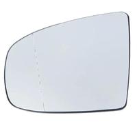 ZAPYVET for BMW, X5 X6 série E70 E71 E72 2007-2014 rétroviseur de voiture en verre aile chauffée côté accessoires transparents porte latérale Verre de rétroviseur(BLACK Left)