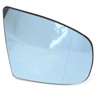 ZAPYVET for BMW, X6 E71 E72 2007-2010 2011 2012 2013 2014 51167174981 51167174982 Rétroviseur chauffant à aile latérale de voiture bleue porte en verre Verre de rétroviseur(BLACK Right)