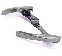 ZAPYVET, for CFMOTO 250NK NK250 250nk Nk250 Moto Queue Main Courante CNC Accoudoir Arrière Racer Étagère Poignée Queue Fin Accessoires Barre d'appui arrière pour Moto(Black N)