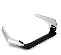 ZAPYVET for CFMOTO, 250NK NK250 NK300 250 NK 300 Accessoires de Moto Queue siège arrière Passager poignée de Passager Barres d'appui accoudoirs étagères Barre d'appui arrière pour Moto(Silver)