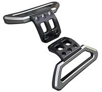 ZAPYVET, for la série C C40 C60 C80 accoudoir arrière de Moto T6 poignée en Aluminium poignée de siège arrière Queue pièces modifiées Barre d'appui arrière pour Moto(Black V)