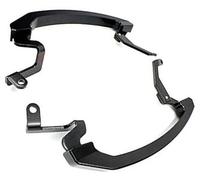 ZAPYVET, for, MT07 FZ07 2013 2014 2015 2016 2017 Moto CNC Queue en Aluminium Siège Arrière Passager Poignée Barres d'appui Accoudoir Barre d'appui arrière pour Moto(Black A)
