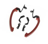 ZAPYVET for, MT07, FZ07 MT FZ 07, Accessoires de Moto en Alliage d'aluminium CNC Main Courante de Passager arrière Barre d'appui arrière pour Moto(Black A1)