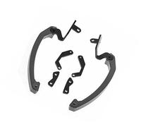 ZAPYVET for, MT07, FZ07 MT FZ 07, Accessoires de Moto en Alliage d'aluminium CNC Main Courante de Passager arrière Barre d'appui arrière pour Moto(Black D)