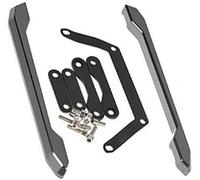 ZAPYVET for, MT09 FZ09 MT FZ 09, Accessoires de Moto en Alliage d'aluminium CNC Main Courante de Passager arrière Barre d'appui arrière pour Moto(Black E)