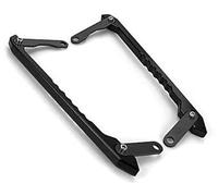ZAPYVET, for, MT09 FZ09 XSR900 2013 2014 2015 2016 2017 Moto CNC Poignées de Passager arrière Poignées d'accoudoir de sécurité Mains courantes Barre d'appui arrière pour Moto(Black A)