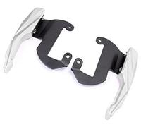 ZAPYVET, for QJMOTOR, QJ600GS SRK600 CNC accoudoir arrière Racer étagère poignée Queue aileron Moto Queue Main Courante Barre d'appui arrière pour Moto(Black R)