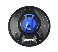 ZAPYVET For sans clé, couvercle de bouchon réservoir carburant moto, for CBR600RR CBR954RR CBR929RR CBR900RR CBR400RR 1992 2000 2002 2003 Serrure de bouchon de réservoir de moto(Blue)