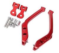 ZAPYVET, for Super, S-OCO TS Lite Pro TSX modifié accoudoir de Queue de Moto Aile arrière Main Courante arrière siège Passager poignées Barre Barre d'appui arrière pour Moto(Black F)