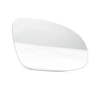 ZAPYVET for VW, for Golf, 5, for MK5, for Jetta, for Passat, B6 2006 2007 2008 2009 1 paire de rétroviseurs latéraux voiture porte latérale chauffante en verre blanc Verre de rétroviseur(BLACK Right)