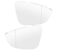 ZAPYVET for VW, for Scirocco, for EOS, 2005-2018 rétroviseur latéral chauffant aile de porte en verre latérale Verre de rétroviseur(BLACK Onecolor)