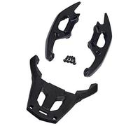 ZAPYVET, for Za350 2021, Forza 350300, Forza300 2018 2019 2020 Support de siège arrière de Moto Porte-Bagages Sac Accoudoir Poignée Queue Barre d'appui arrière pour Moto(Black C)