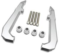 ZAPYVET GROM MSX125 MSX 125 2021-2022, Barres d'appui arrière de Moto, poignée de Rail d'appui for Passager de siège arrière Barre d'appui arrière pour Moto(Silver)