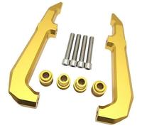 ZAPYVET GROM MSX125 MSX 125 2021-2022, Barres d'appui arrière de Moto, poignée de Rail d'appui for Passager de siège arrière Barre d'appui arrière pour Moto(Gold)