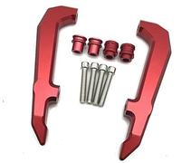 ZAPYVET GROM MSX125 MSX 125 2021-2022, Barres d'appui arrière de Moto, siège de Passager, poignée de Rail de Passager, Accessoires d'accoudoir Barre d'appui arrière pour Moto(Rot)