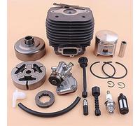 ZAPYVET Kit cylindre-piston 58 mm, pignon d'embrayage, jante de tambour, filtre à carburant, pompe conduite, tronçonneuse, for STIHL, 070 Tambour d'embrayage de tronçonneuse