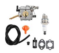ZAPYVET Kit de carburateur tuyau d'huile bougie d'allumage pièces rechange for tronçonneuse, for STIHL, FS48 FS52 FS62 FS66 FS81 FS86 FS88 FS106 Kit de carburateur de moteur de remplacement 2 temps