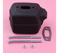 ZAPYVET Kit d'écrou de joint de boulon de silencieux d'échappement, for Husqvarna, 50 51 55, pour, for Rancher, pièce de rechange for tronçonneuse 503218202 Kit silencieux pour tronçonneuse