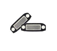 ZAPYVET Lampe de plaque d'immatriculation blanche, 2 pièces, for VOLVO, C30 C70 S40 S60 S80 V50 V60 V70 XC60 XC70 XC90 Unité d'éclairage de plaque d'immatriculation de v