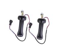 ZAPYVET Lot de 2 poignées joystick for excavatrice 2186, for chargeuse compacte Caterpillar 216B 216 série 216B3 226 226B 226B3 Kit for à boutons 2186118, CA2186118, 218-6118 Joystick pour excavatrice