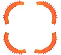 ZAPYVET Lot de 2 protections d'hélices anti-collision, compatibles avec DJI, accessoires protection for pare-chocs drone, 4 coques en TPU anti-chute (orange) Protection d'hélice de drone(Orange)