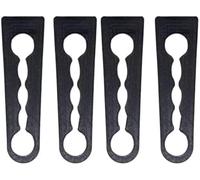 ZAPYVET Lot de 4 amortisseurs porte for Nissan Pathfinder R51 R52 Cefiro, chocs, bruit, 2005-2020 (taille: pièces) Amortisseur de voiture(BLACK 4pc)