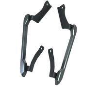 ZAPYVET MT09 2021 2022 2023, Barres d'appui arrière de Moto, poignée de Rail d'appui for Passager de siège arrière Barre d'appui arrière pour Moto(Titanium)