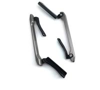 ZAPYVET MT09 2021 2022, Accessoires de Moto, accoudoir de Passager, accoudoir de siège arrière, Support de Guidon décoratif, poignée de siège Barre d'appui arrière pour Moto(Titanium)