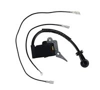 ZAPYVET Pièces de bobine d'allumage tronçonneuse, pièces rechange, outils électriques jardin 2500 25cc Pièces de manivelle pour tondeuses à gazon manuell