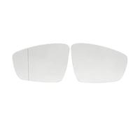 ZAPYVET Rétroviseur latéral, for VW, for Golf, 6, for GTI MK6 2009-2013 rétroviseur de voiture verre chauffant d'aile porte pièces accessoires Verre de rétroviseur(BLACK Left Right)