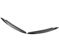 ZAPYVET Sourcils de phares, pour VW, pour Golf Mk6 2008 2009 2010 2011 2012 2013 Couvercle phare voiture paupière sourcil en plastique ABS noir Enjoliveur de phare