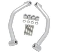 ZAPYVET TENERE 700, Accessoires de Moto poignée de Maintien arrière du Passager poignée de siège CNC Rail de Barre d'appui Barre d'appui arrière pour Moto(Silver)