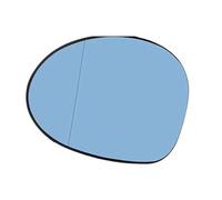ZAPYVET Verre de rétroviseur d'aile, for BMW, E81 E82 E87 E88 E90 E91 E92 E93, accessoires voiture pré-lifting, en verre, latéral chauffant, porte Len Verre de rétroviseur(BLACK Blue Left)